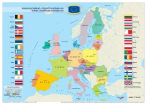Карта Европейского Союза на 2016 год. Кликните для увеличения.