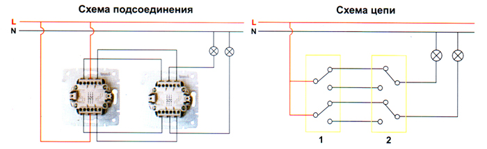 Схемы подключения