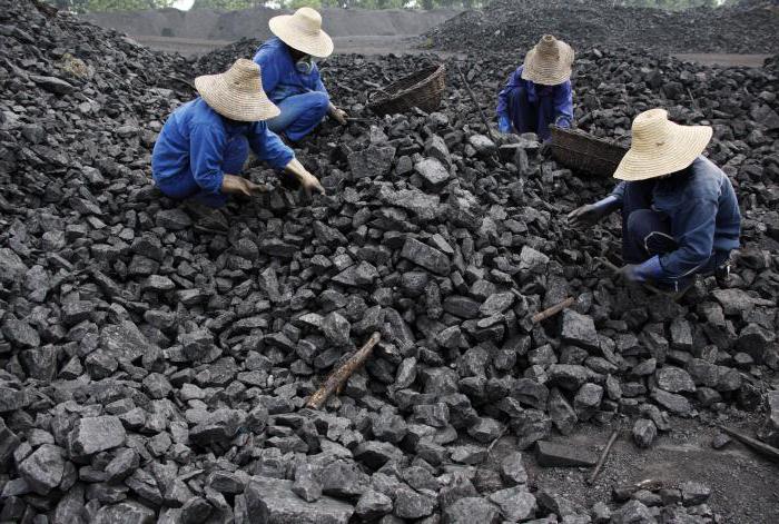 полезное ископаемое уголь