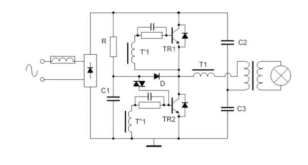 Подключение ламп с трансформаторами (фото)