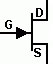 схематичное изображение транзистора
