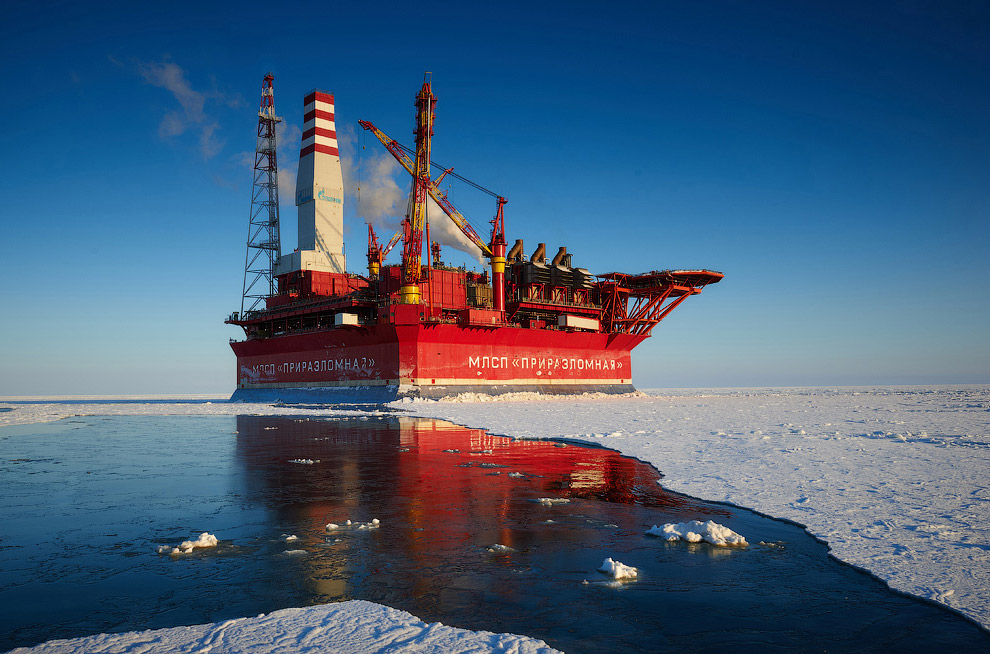 How extract oil in the Arctic on the Prirazlomnaya platform 34