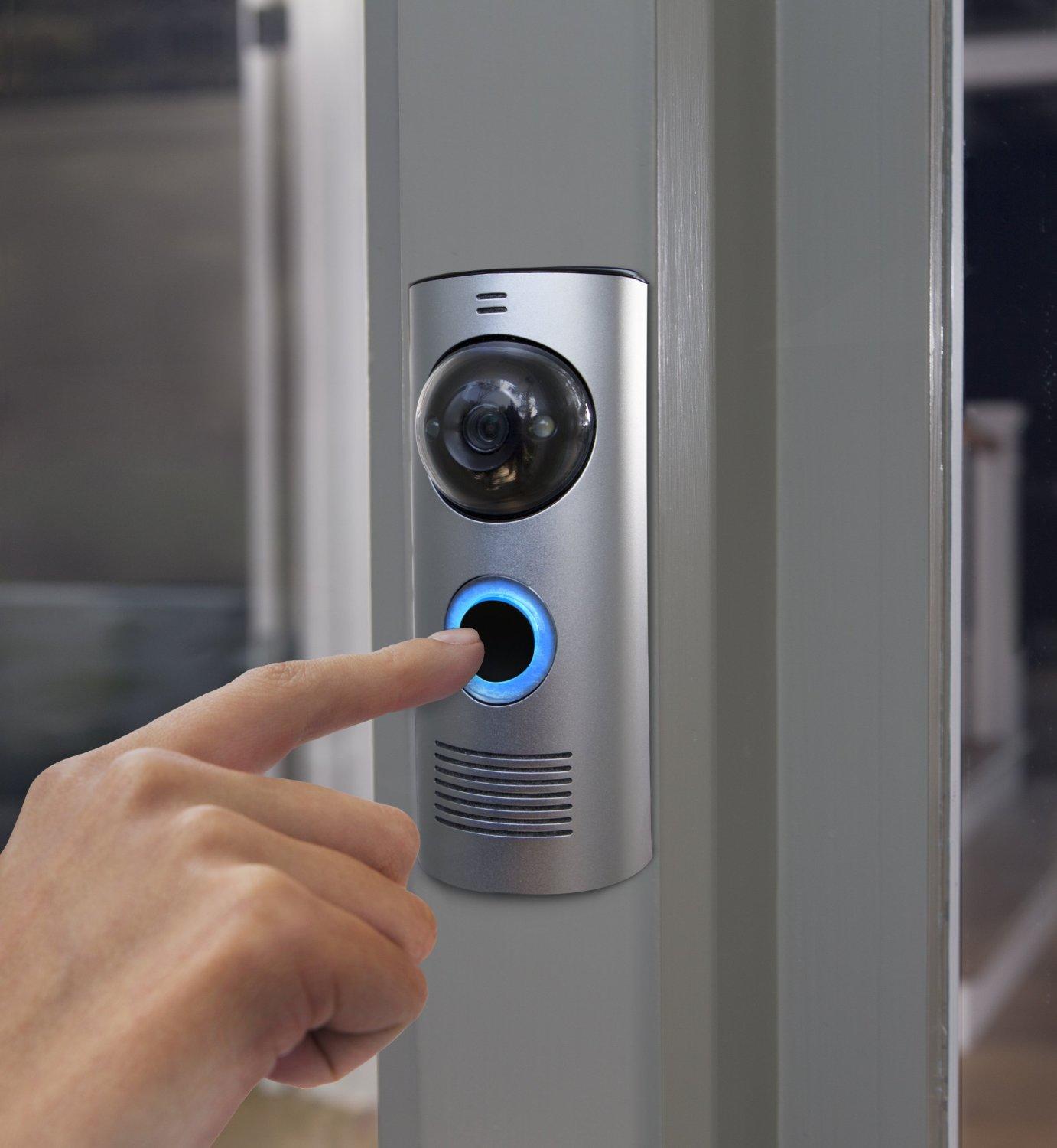 Беспроводной звонок с камерой на дверь дома позволяет узнать, кто находится на вашем пороге



