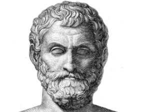 Древнегреческий философ и математик Фалес 