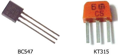 Transistors-BC547-KT315