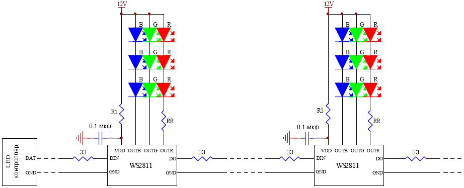 WS2811-typical-application-example-12V