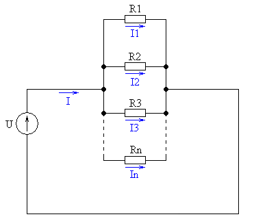 Решение зада по электротехнике - Делитель тока