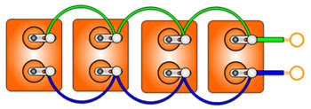 паралельное соединение конденсаторов для трехфазного двигателя