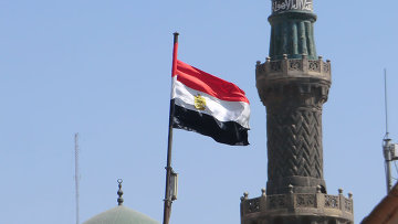 Флаг Египта. Архивное фото