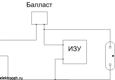 Схема подключения натриевой лампы ДНаТ