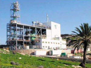 Общий вид технологического комплекса по переработке ТБО в Израиле